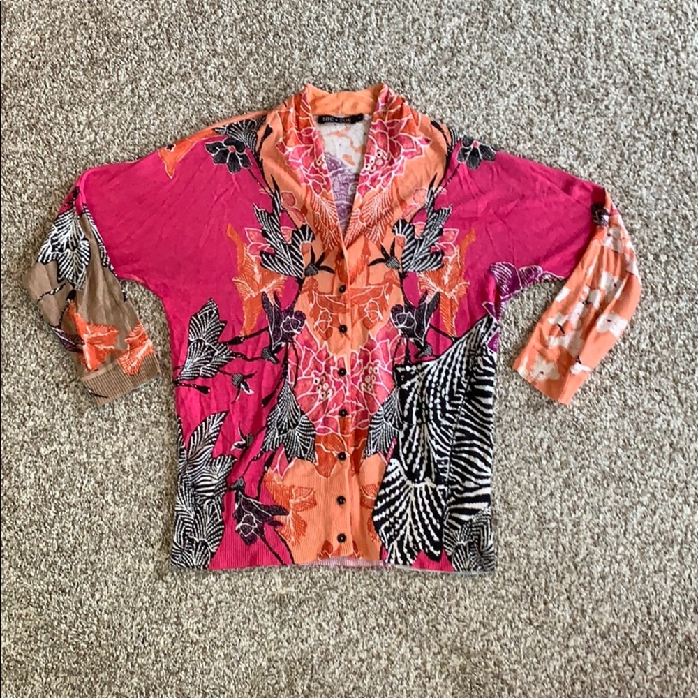 Nic & Zoe Silk Cardigan